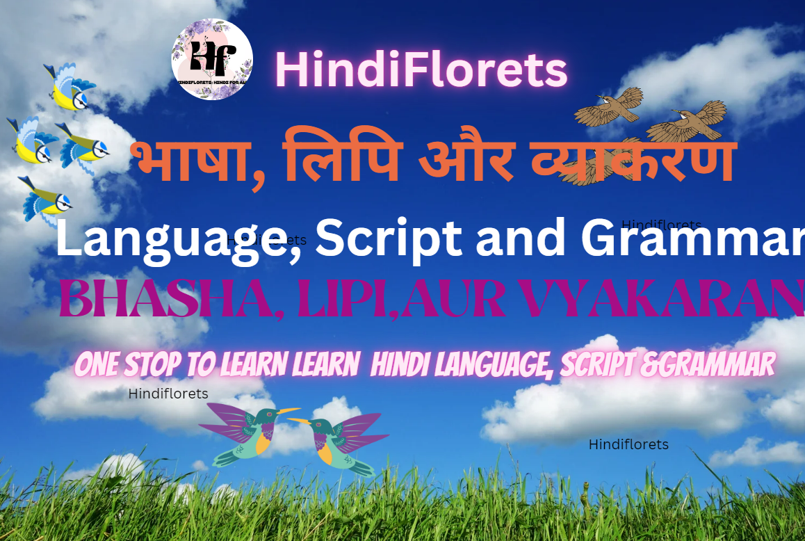 हिंदी व्याकरण : सामान्य परिचय